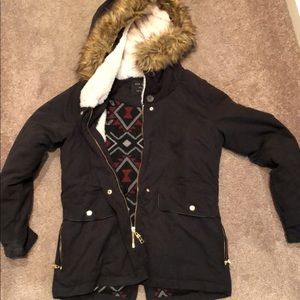 Winter coat w/ fur hood